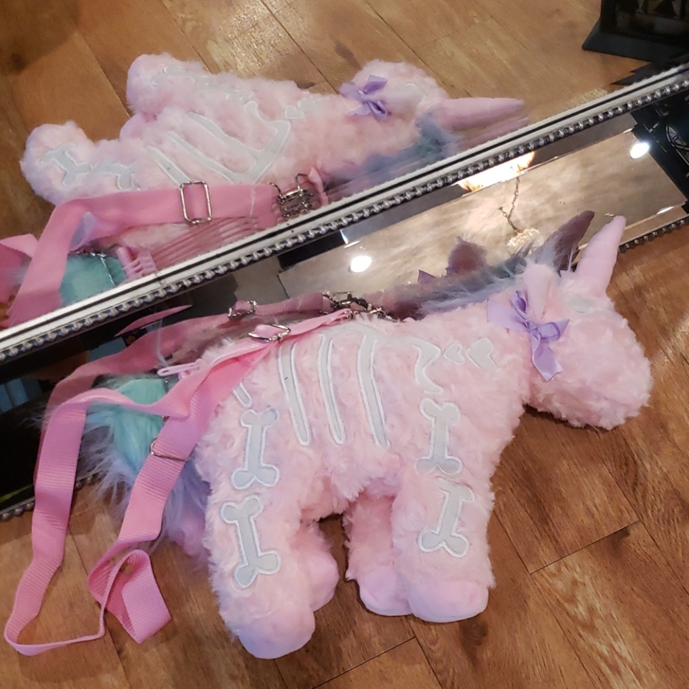 Pastel Goth Unicorn Purse - Picture 4 of 4
